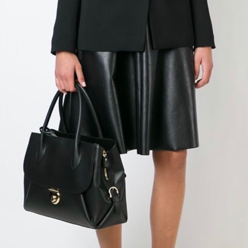 Salvatore Ferragamo Fiamma Tote Calf Leather